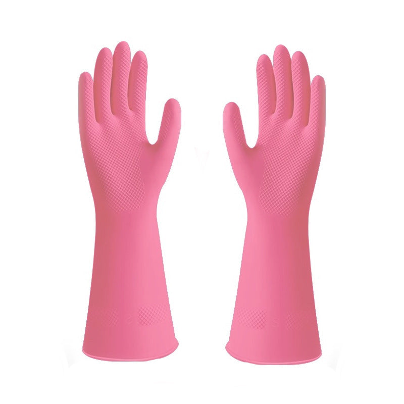 Household Kitchen Durable Waterproof Dishwashing Nitrile Glove