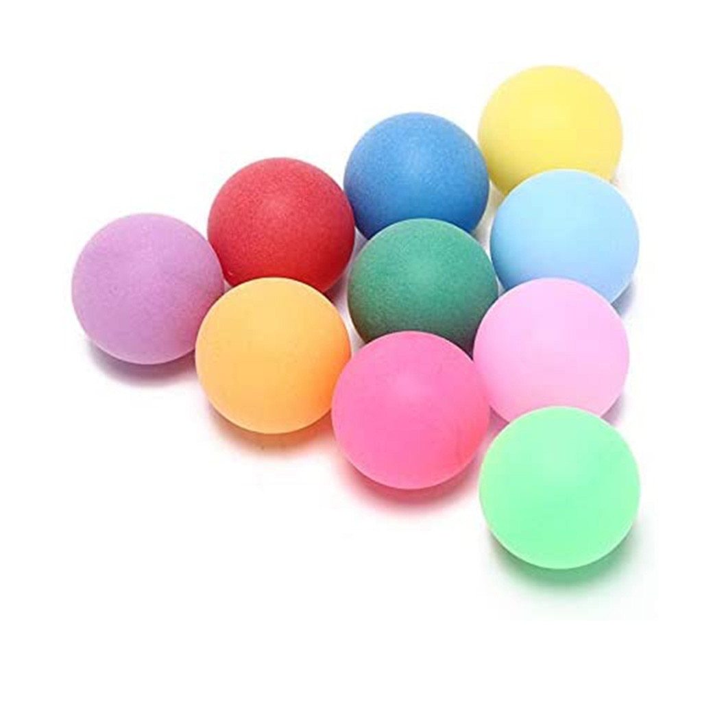 Colored Pong Balls 40mm Entertainment Table Tennis Balls