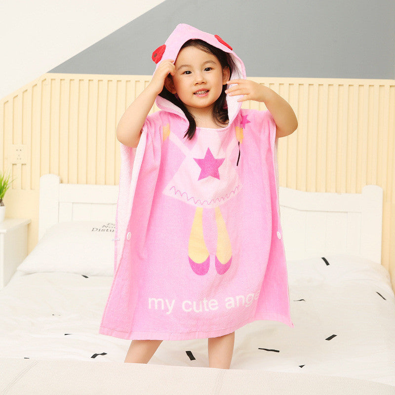 Autumn Baby Boys Children Beach Towel Girls Hoodie Christmas Poncho Kids Bath Towel