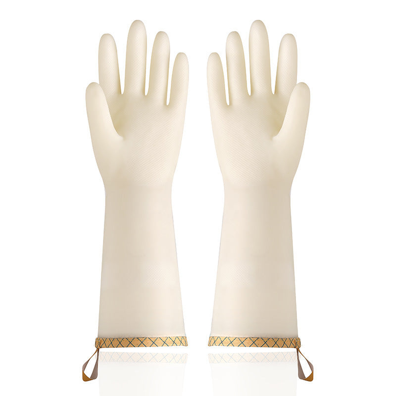 Household Kitchen Durable Waterproof Dishwashing Nitrile Glove