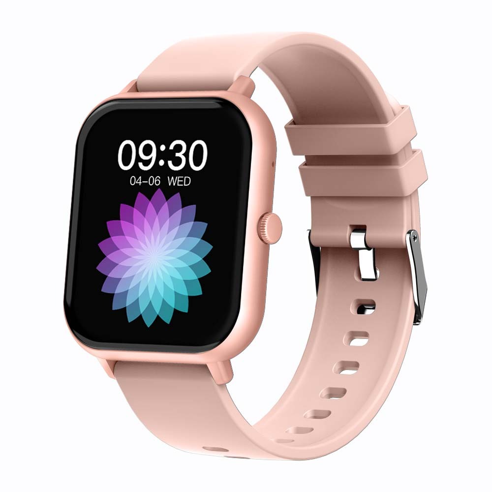 Square Smartwatch Women BT Call Heart Rate Sport Mode Fitness Tracker
