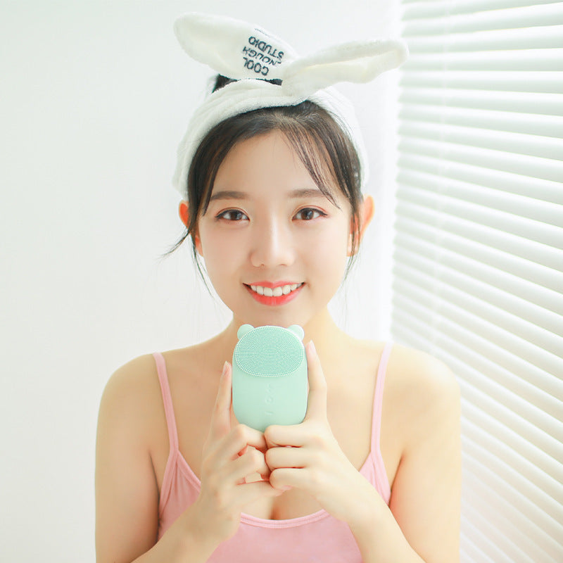 Electric face wash cleansing instrument