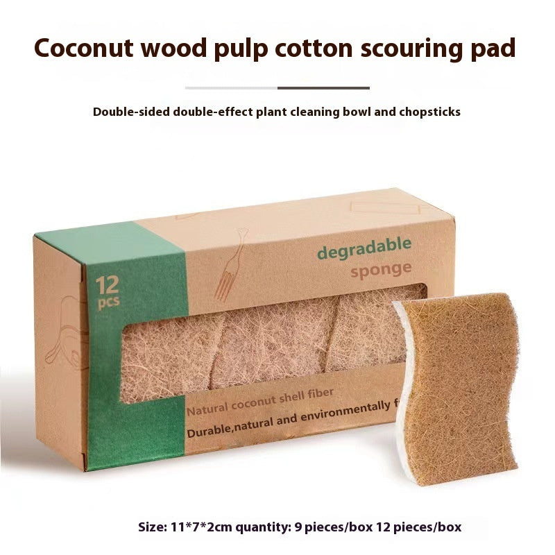 Natural Cellulose Sponge Thickened Sponge For Kitchen Dish Brush Pot