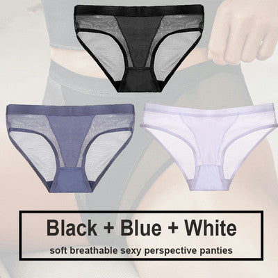 Women's Polyester Seamless Panty Three Piece Set