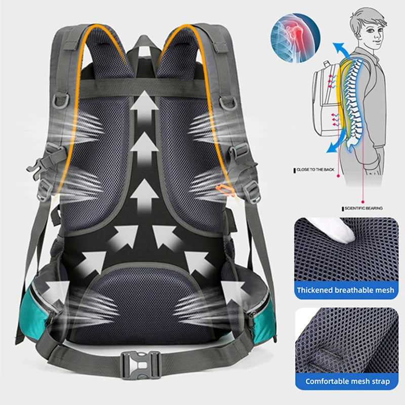 Outdoor Sport Hiking Trekking Climbing Travel Shoulder Backpacks