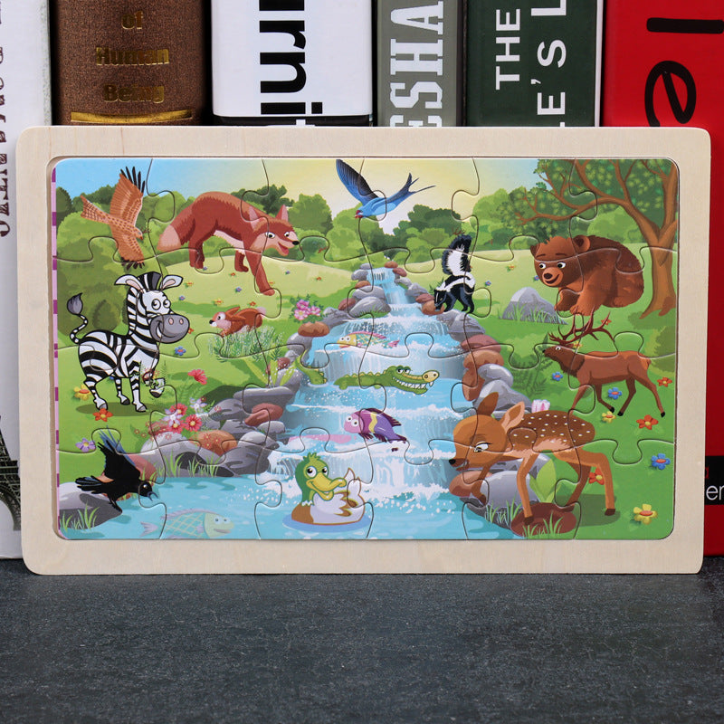Wooden educational toys educational development baby kids training toys
