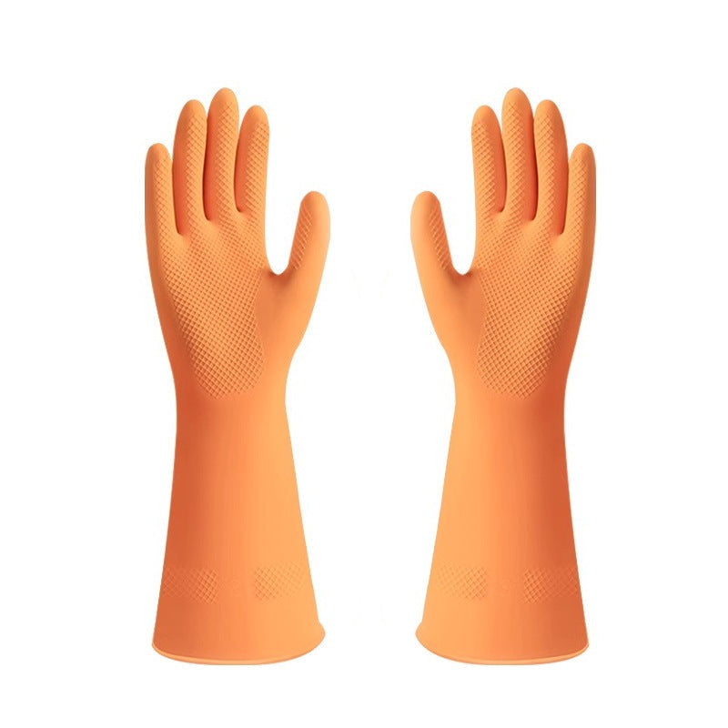 Household Kitchen Durable Waterproof Dishwashing Nitrile Glove