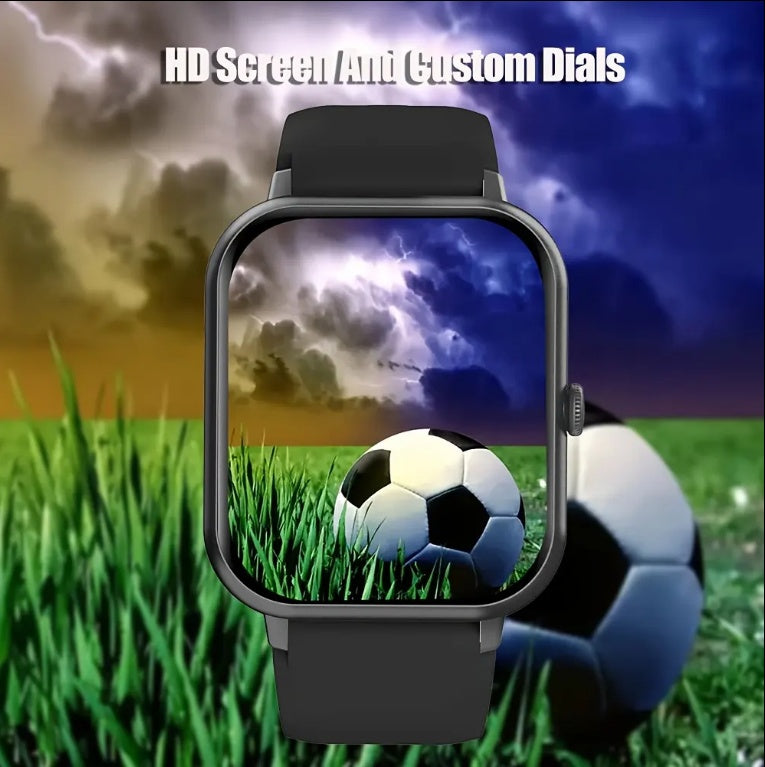 Square Smartwatch Women BT Call Heart Rate Sport Mode Fitness Tracker