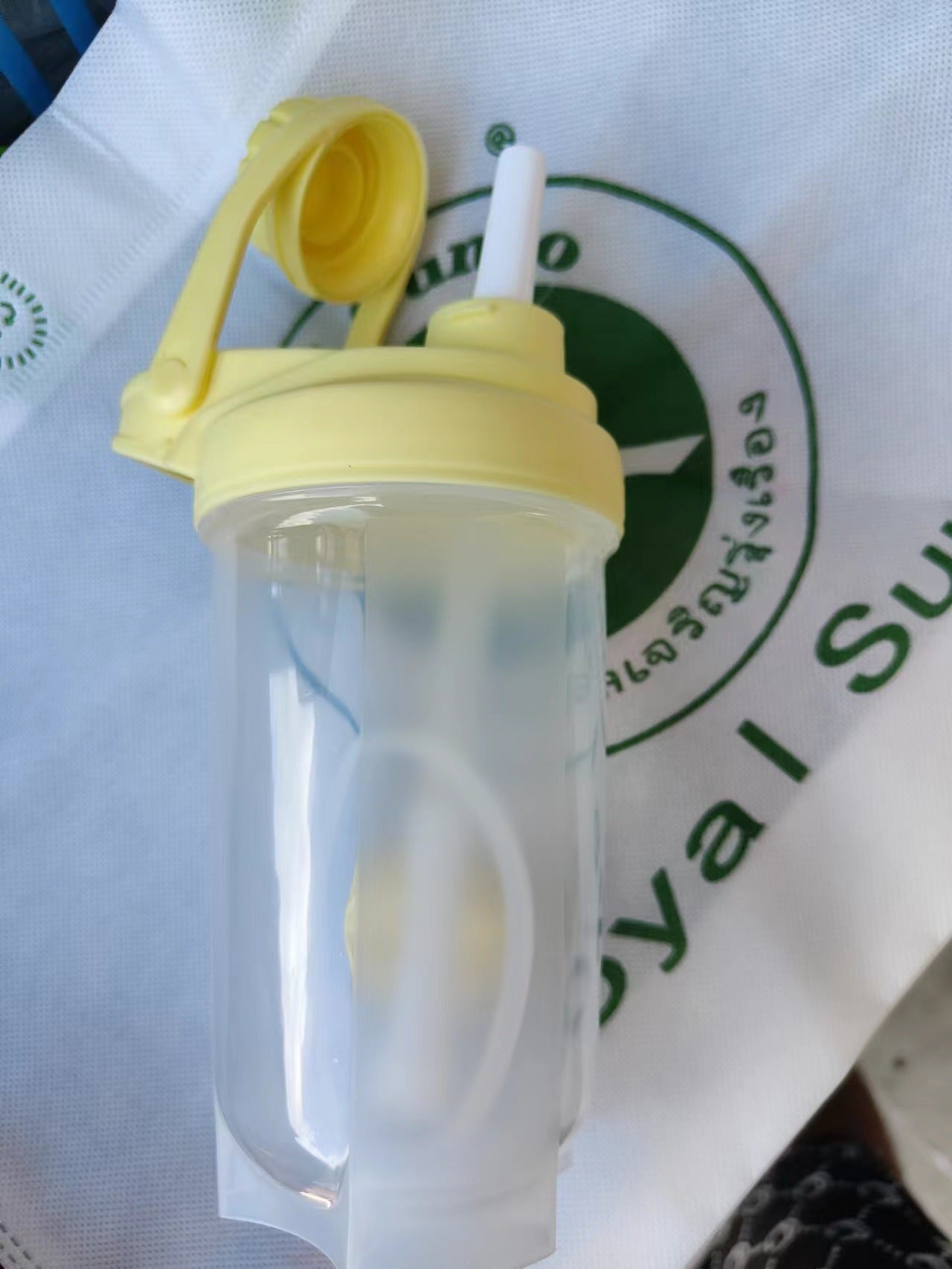 Blender Shaker Bottle With Scale Water Bottle Kitchen Gadgets