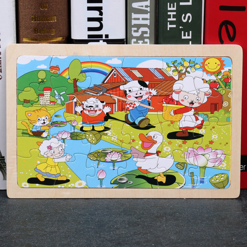 Wooden educational toys educational development baby kids training toys