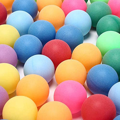 Colored Pong Balls 40mm Entertainment Table Tennis Balls