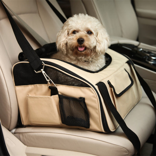 Pet Car Seat Bag Pet Carrier Bag Folding Hammock For Small Cat Dogs