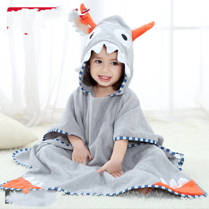 Autumn Baby Boys Children Beach Towel Girls Hoodie Christmas Poncho Kids Bath Towel