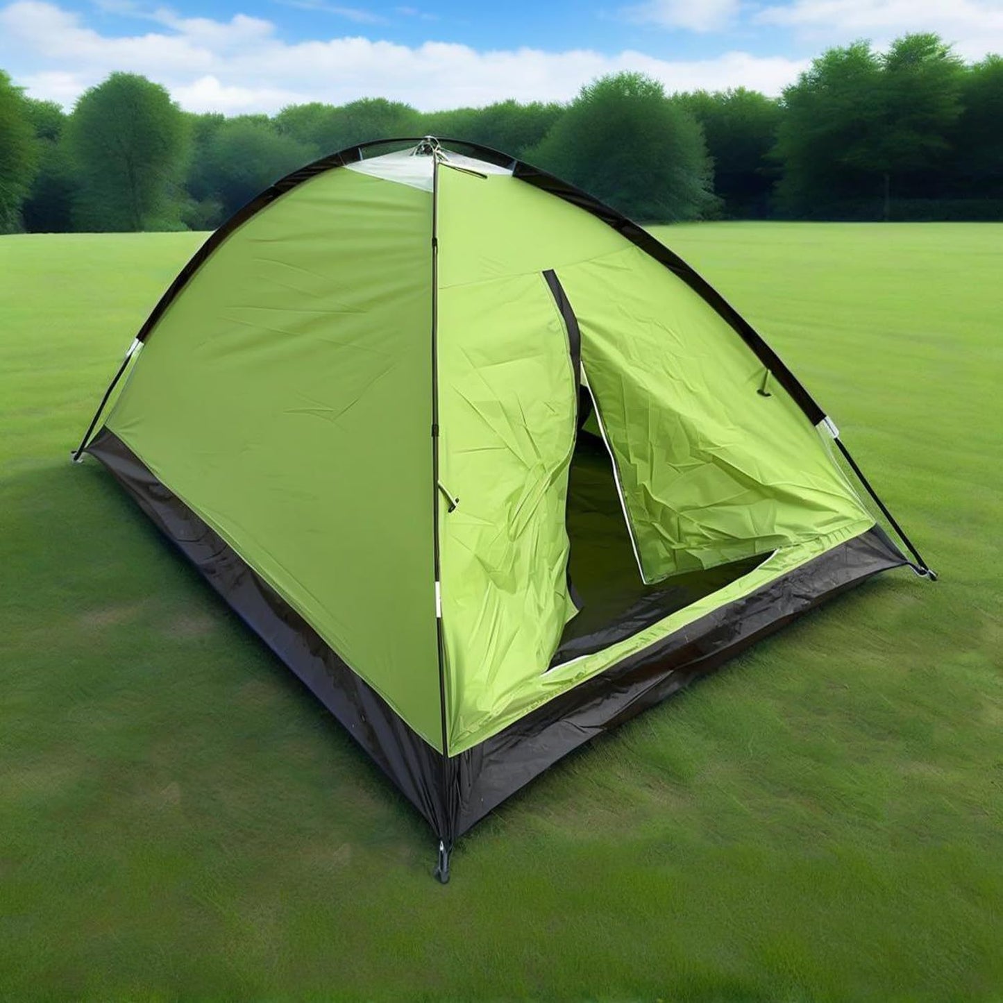 2 Person Dome Tents For Camping - Waterproof Lightweight Dome Tent