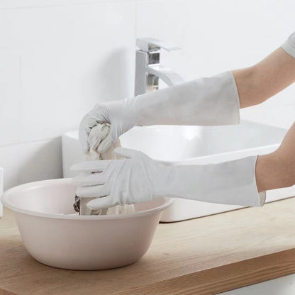 Household Kitchen Durable Waterproof Dishwashing Nitrile Glove