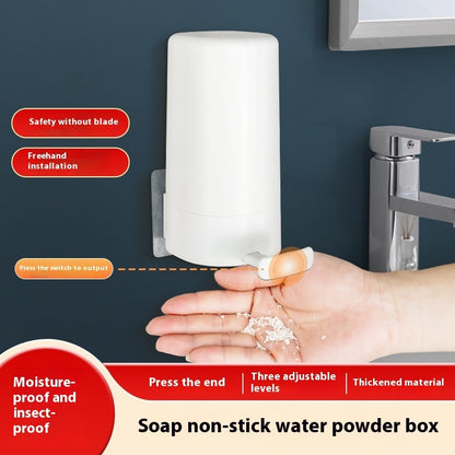 Soap Grinder Dispenser Soap Box Wall Mounted Dry Organizer