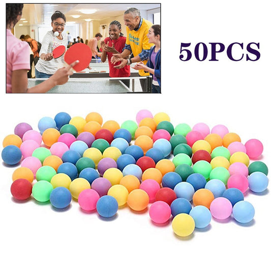 Colored Pong Balls 40mm Entertainment Table Tennis Balls