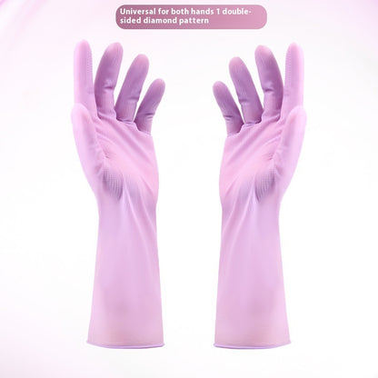 Household Kitchen Durable Waterproof Dishwashing Nitrile Glove