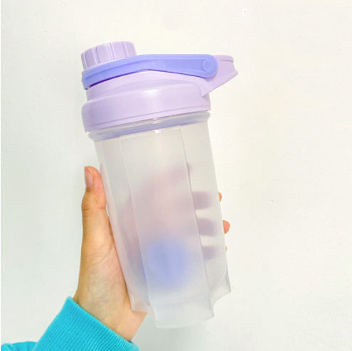 Blender Shaker Bottle With Scale Water Bottle Kitchen Gadgets