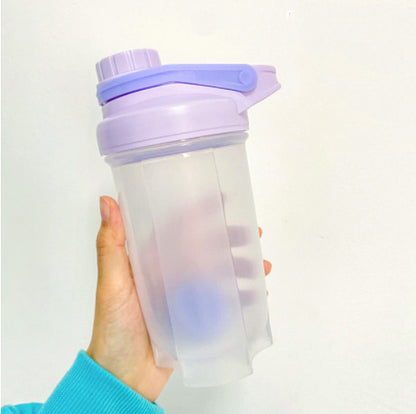 Blender Shaker Bottle With Scale Water Bottle Kitchen Gadgets