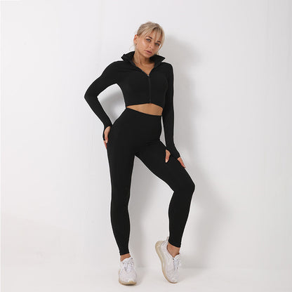 Yoga Set Seamless Sport Set Women Gym Clothing  Set