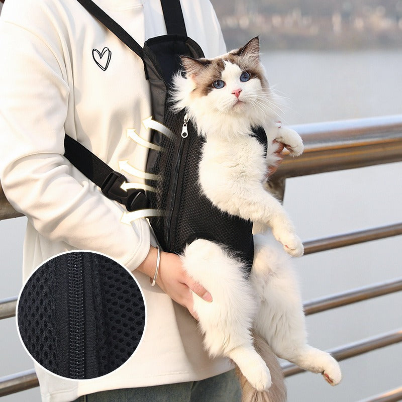 Pet Dog Carrier Backpack For Small Dogs Breathable Portable Dog Bag
