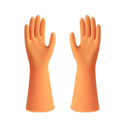 Household Kitchen Durable Waterproof Dishwashing Nitrile Glove