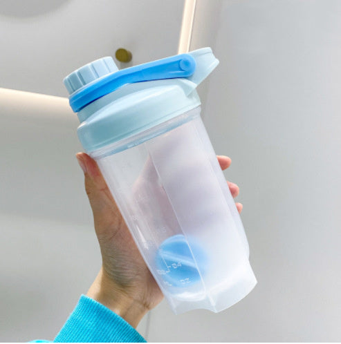 Blender Shaker Bottle With Scale Water Bottle Kitchen Gadgets