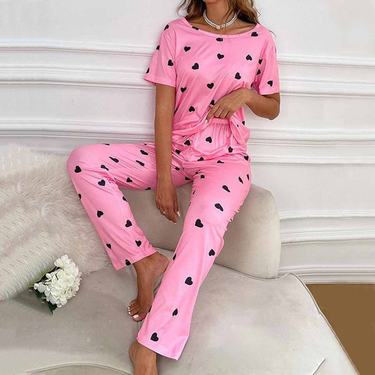 Fashion Suspender Pants For Women's Sleeping Set