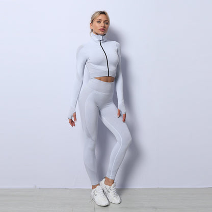 Yoga Set Seamless Sport Set Women Gym Clothing  Set