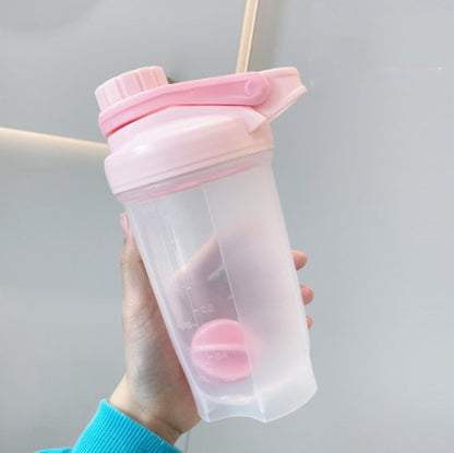 Blender Shaker Bottle With Scale Water Bottle Kitchen Gadgets