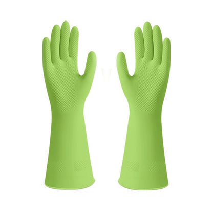 Household Kitchen Durable Waterproof Dishwashing Nitrile Glove